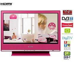 SONY LCD TV in Barbie-Farben