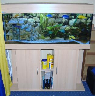 MP Komplett Aquarium 240 Litter Unterschrank