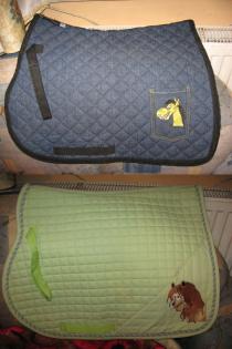3 tolle und seltene Pony-VS-Schabracken neu neuwertig
