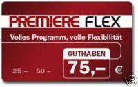 PREMIERE FLEX 75Euro GUTHABEN