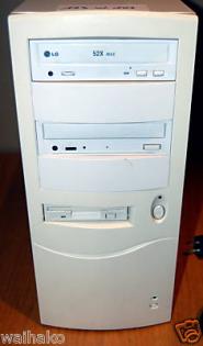 Intel Pentium 3 1 GHz 512MB Ram 40GB-FP DVD-Brenner CD-Rom Tastatur Maus