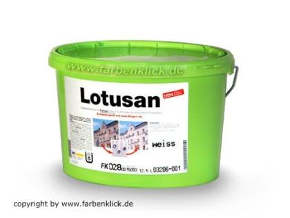 Lotusan Fassadenfarbe weiß 12. 5 Liter
