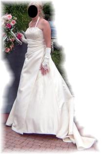 KOMPLETTAUSTATTUNG Brautkleid Gr. 38 in champagner ZUBEHÖR