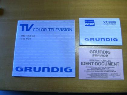 Verkaufe Fernseher Grundig M 63-475/9 text Monolith