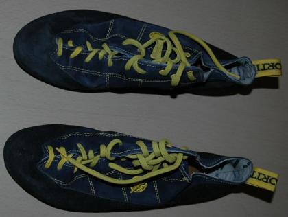 Kletterschuhe Gr. 43 fuer Kunstwand fast neu