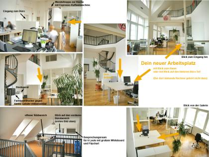 Günstiger Büroplatz zu vermieten
