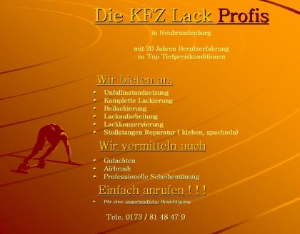 Die KFZ Lack Profis in Neubrandenburg