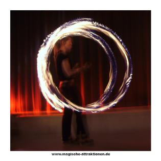 Feuershow Feuerspucker Feuerjonglage