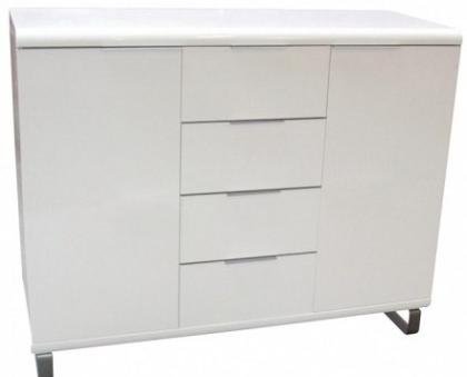 Sideboard in Weiss Hochglanz
