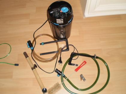 Aussenfilter und Membranpumpe Elite Zusammen 25 00