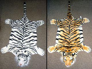 Tigerfell in zwei Farben erhältlich