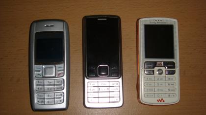 Nokia 1600 6300 Sony Eric. W800i