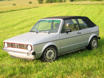 Golf 1 GTI Cabrio Bj. 1. 81