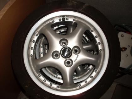 Borbet Alu Felgen 4 Loch für Opel