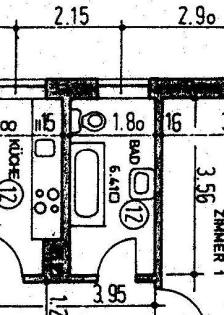 Schöne helle 2 Zimmer Wohnung ca. 57 qm mit Balkon im Herzen von Augsburg