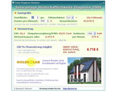 Kostenloser Solar Rechner für PC