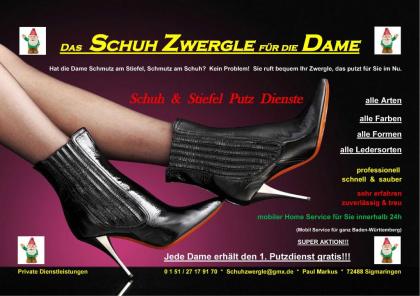 Das SCHUHPUTZ ZWERGLE für die DAMEN