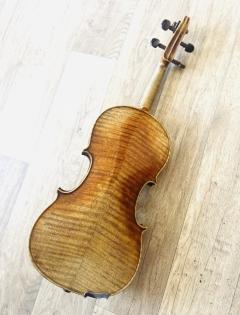 Schön geflammte alte 4/4 Geige Violine sehr guter Klang