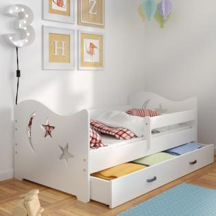 Kinderbett Babybett mit Bettkasten und Bettgestell 160x80 B1