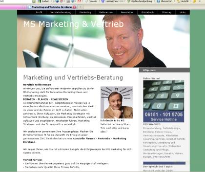 Internet-Auftritt Webdesign zu kleinem Preis