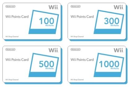 Kostenlose Wii Points