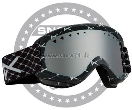 Anon Goggle HELIX Prints Black Logonet Silver Mirror