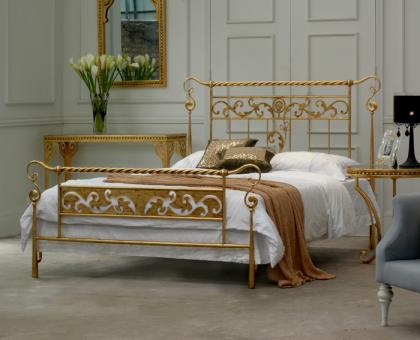 Bett Metallbett Eisenbett Modell Palais.