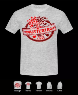 Männer T-Shirt zum Muttertag