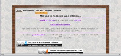 Endlich - für Sie eine Internetpräsenz mit Pfiff