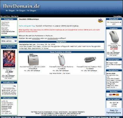 Unlimited Commerce Premium Shop-System V1. 0 mit Einzelplatzlizenz