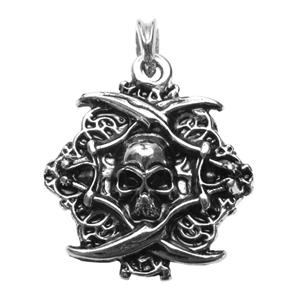 Amulett versilbert PIRATES OF THE CARIBBEAN - Made by www. ANTIK-GROUP. com