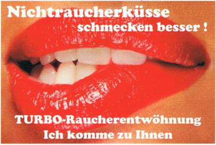 Nichtraucherküsse schmecken besser