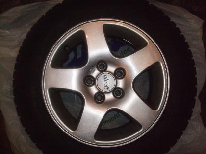 Winterreifen Michelin auf ALU 195/65 R15 91T 6-7mm Profil