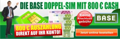 800 - Euro Auszahlung direkt auf Ihr Konto statt neues Handy