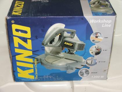 Kinzo Laser Kapp- und Gehrungssäge 48P3020 1200 W NEU