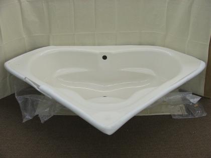 Acryl Eckbadewanne braun 140x140 NEU