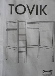IKEA Hochbett TOVIK 1 40x2 00