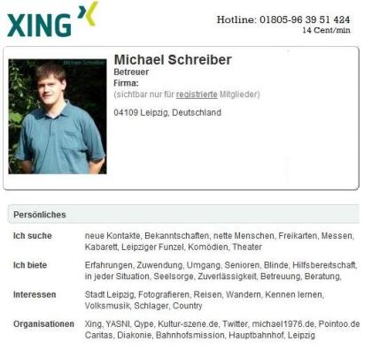 Michael Schreiber nutzt Xing als Kontaktmanagement