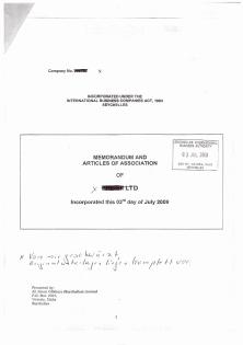 Anonyme Limited Ltd voll eingetragen und sofort einsatzbereit. Seychellen mit