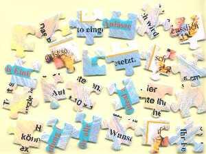 Puzzle als Einladung Einladungskarte zur Hochzeit Geburtstag
