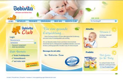 Gutes für Babys Informatives für Muttis Netzbewegung relauncht bebivita. de