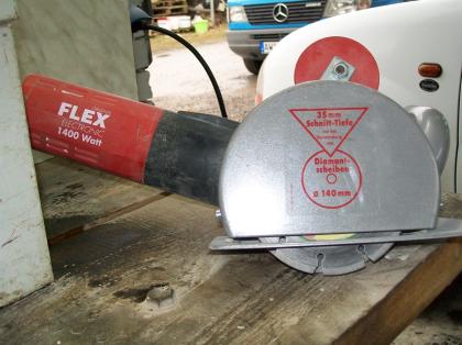 2 Mauernutfräsen von Flex 1 4 kW