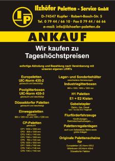 Ankauf gegen Barzahlung Euro Paletten Gitterboxen