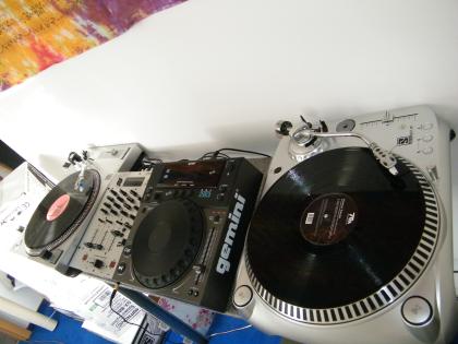 DJ Equipment Set.