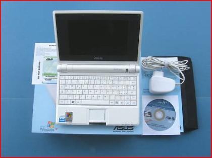 Asus EeePC 4G 17 8 cm 7 Zoll WVGA Netbook Intel 910GML 512MB RAM 4GB Flash