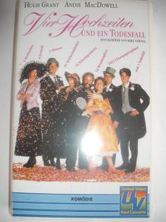 Vier Hochzeiten und ein Todesfall Hugh Grant VHS Preis 5 EUR VB