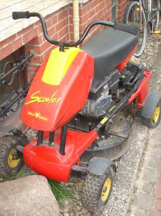 Wolf Aufsitzmäher Scooter Benzinrasenmäher Rasenmäher