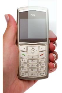 NEU Displayschutzfolie für IHR Handy PCC-FC. com
