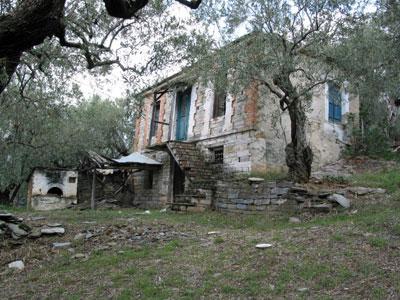 Altes Natursteinhaus auf dem Pilion/Mittelgriechenland