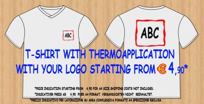 T-SHIRT MIT LOGO GRAFIK BILD